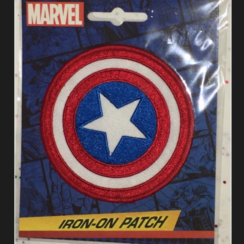 Marvel Captain America Iron-On Patch